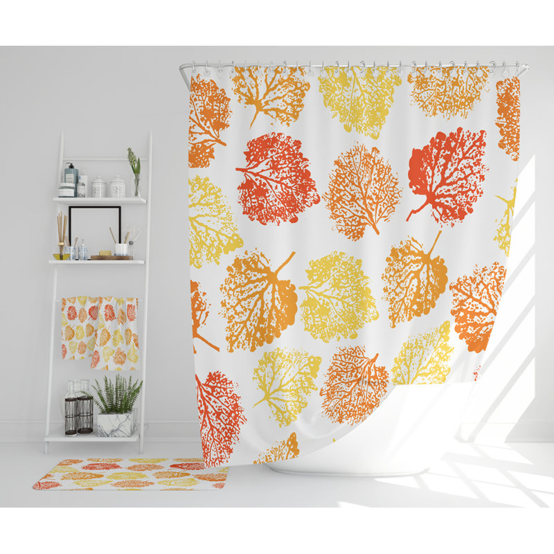 Newmann Polyester Shower Curtain Set