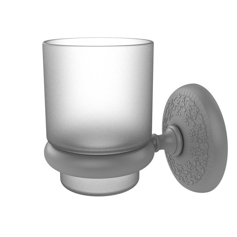 Porte-verre mural Tilney, Gris mat