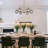33.85 In. 6-Light Sputnik Sphere Modern Glass Bubble Chandelier With Round Glass Shades For Dining Living Room 