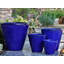 Pot de fleurs cylindrique conique en céramique émaillée moyenne - Intérieur/Extérieur-902280539