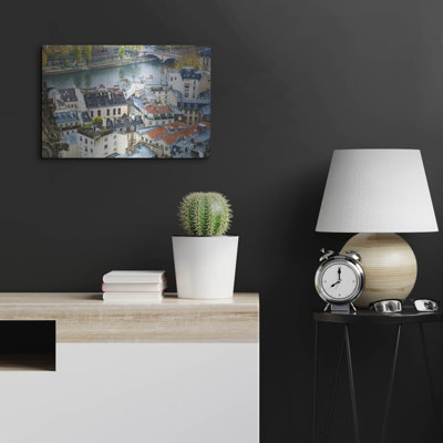 «Paris Rooftops» par Sonja Quintero, art mural en métal