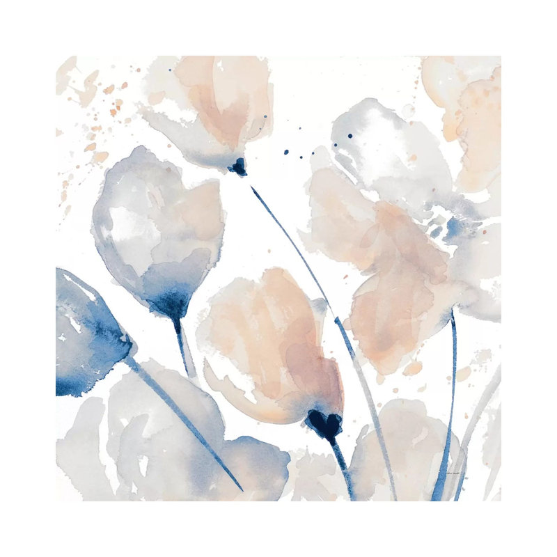 Neutral Flower II by Lanie Loreth - Wrapped Canvas Painting, 30.48 cm H x 30.48 cm W
