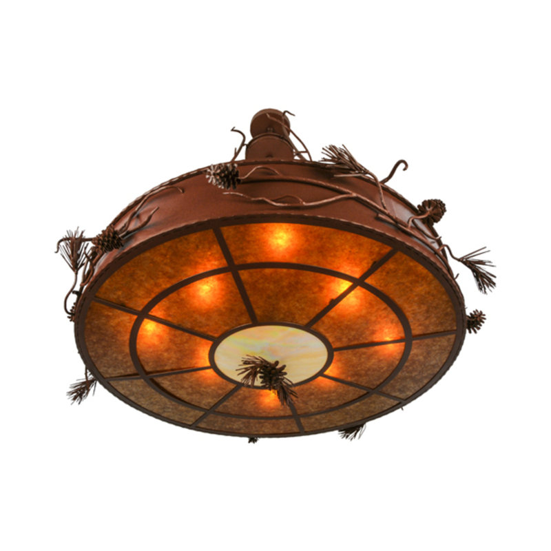 Woodland Pine 8 - Light Chandelier