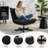 Accent Chair For Living Room, 360° Swivel Lounge Chair With 4-level Adjustable Backrest, Wide Cushion Chenille Upholstered Armless Lazy Chair-1507068711