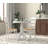 Classic White 30-Inch Round Dining Table with Space-Saving Pedestal Base-1040644832-990019182