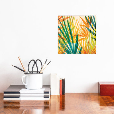 Golden Tropics - Wrapped Canvas Print