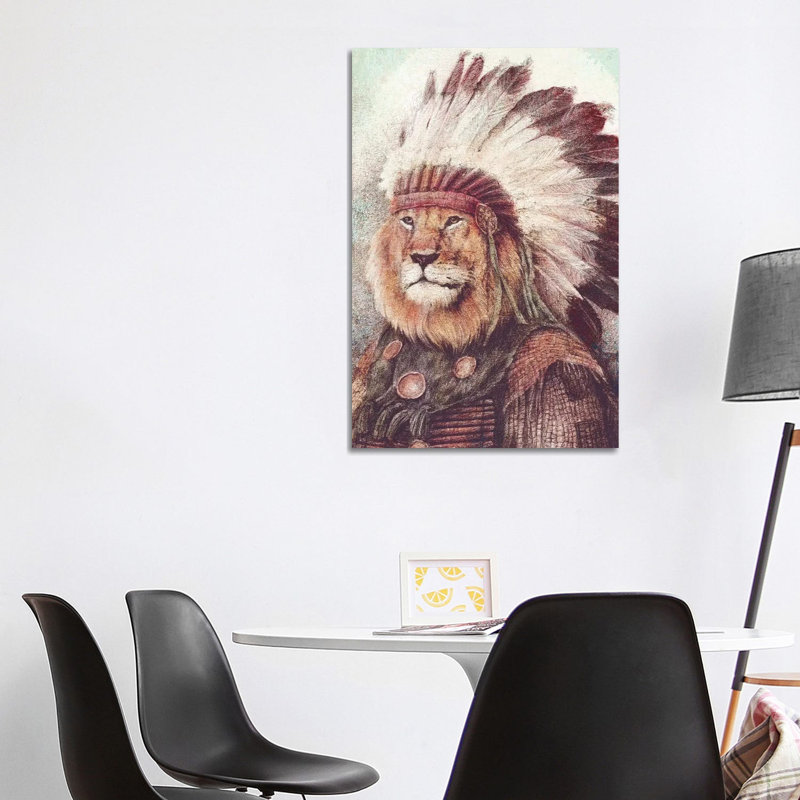 Chief 1 Piece Wrapped Canvas Wall Art, 101.6cm H x 66.04cm W
