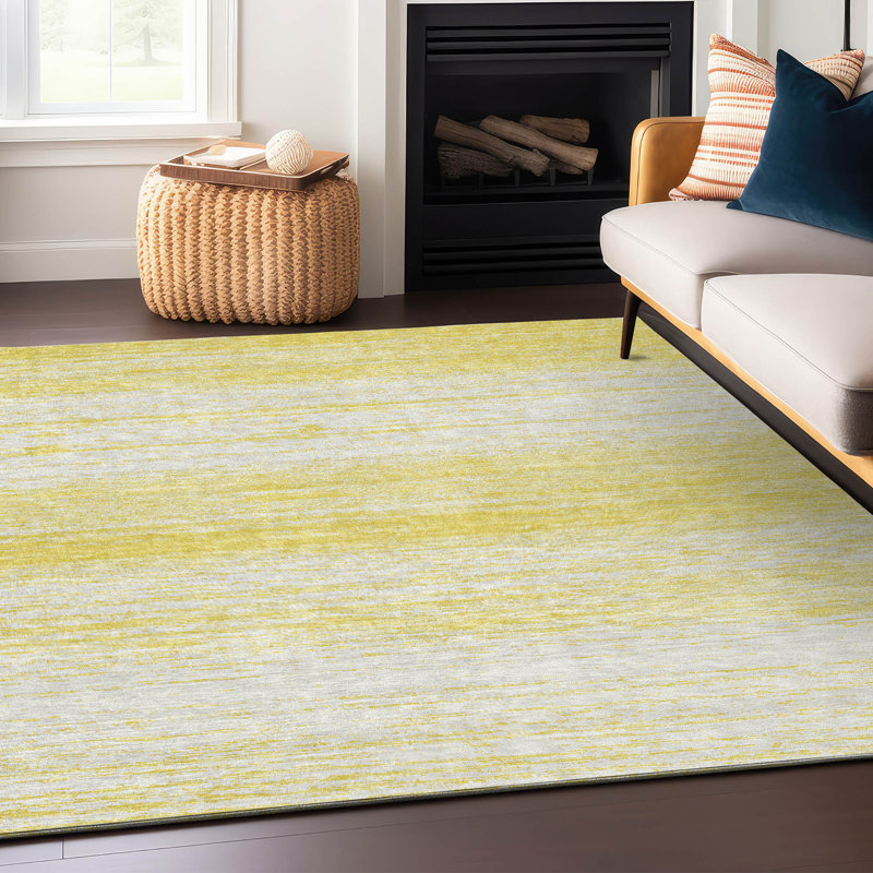 Malek Abstract Indoor / Outdoor Rug, Rectangle 5' x 7'6"