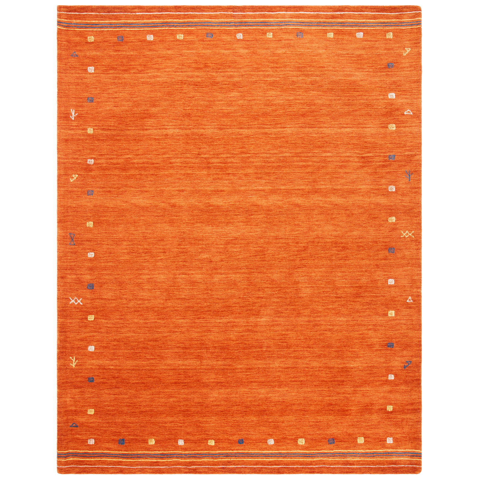 Danette Hand Loomed Wool Rug, Rectangle 10' x 14'