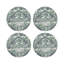 Sous-verres ronds en cuir royal royal William et Mary Royal Delft-660188116