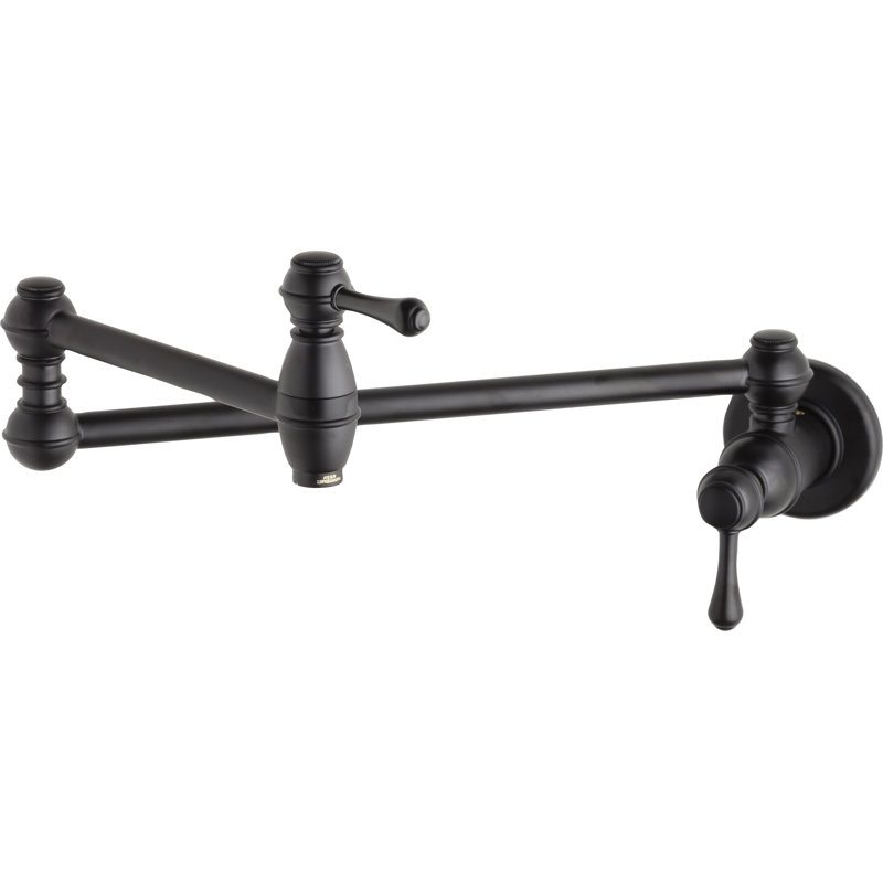 Opulence Pot Filler, Satin Black