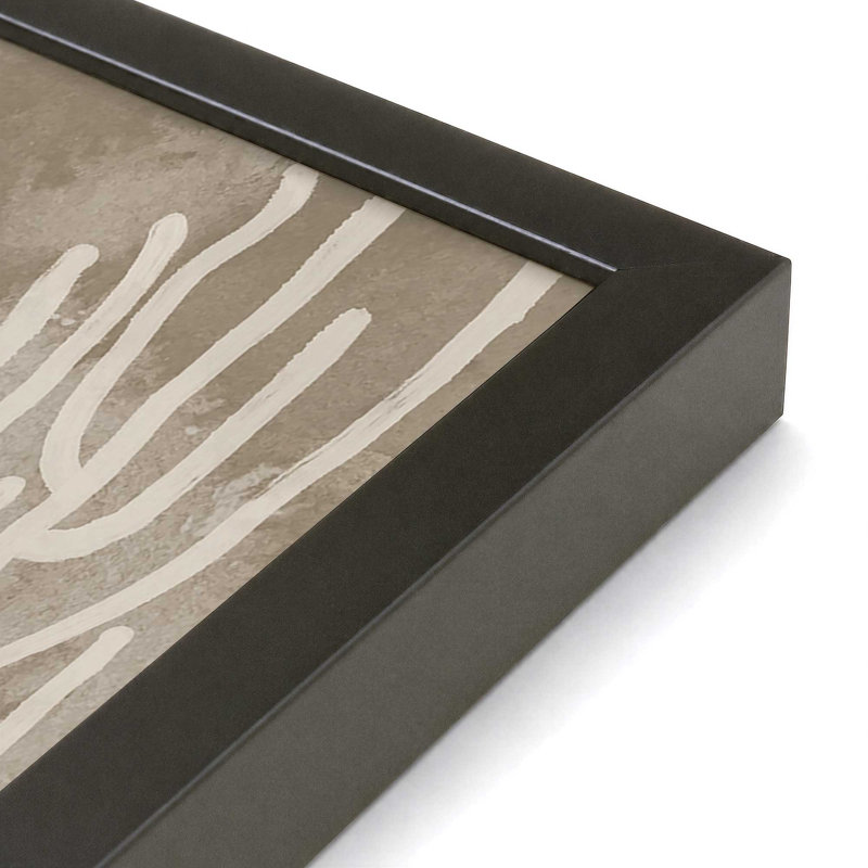 «Beneath the Waves I» par Cat Thurman Designs, reproduction d'art, L 18 po x H 24 po, Noir, Impression encadrée