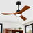 New Model 42 Inch Ceiling Fans With Lights And 3 Solide Wood Blades-476078949