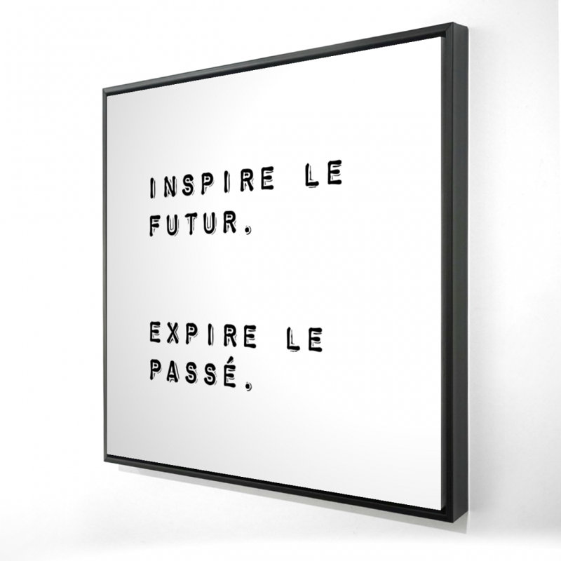 Toile «Inspire the future» | Décoration de bureau personnel