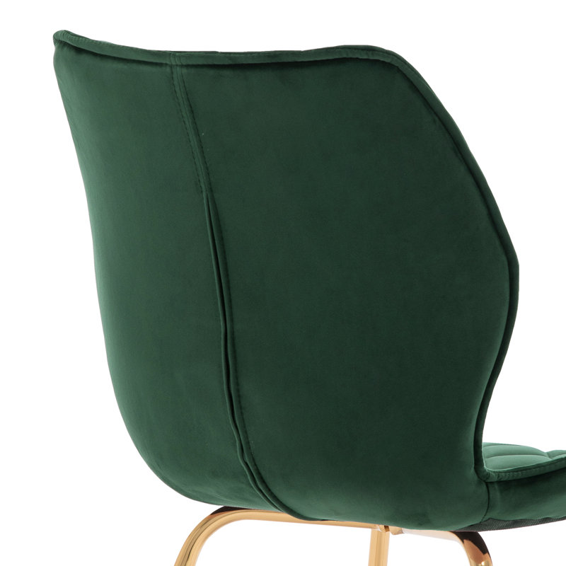 Schiavo upholstered chair, Dark Green