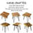Adiel Solid Wood Top End Table