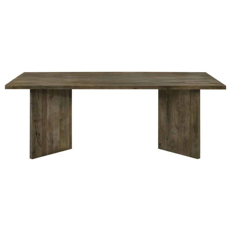 Rectangular Double V-Leg Dining Table
