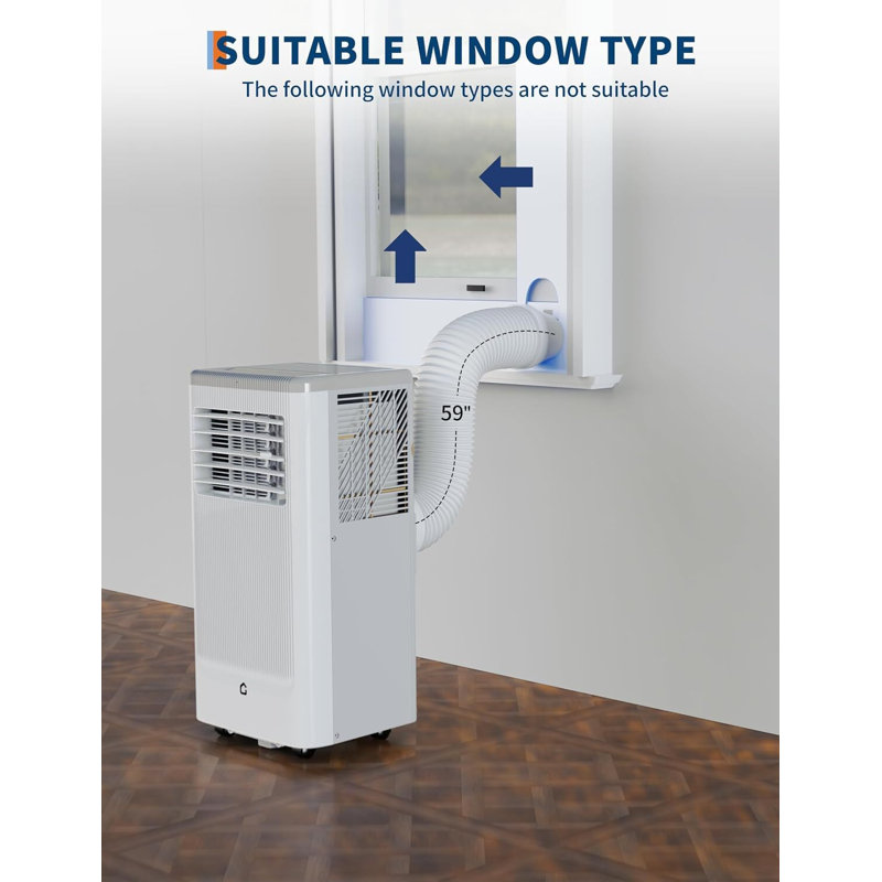 Unité de climatisation portative 10 000 BTU, avec chauffage