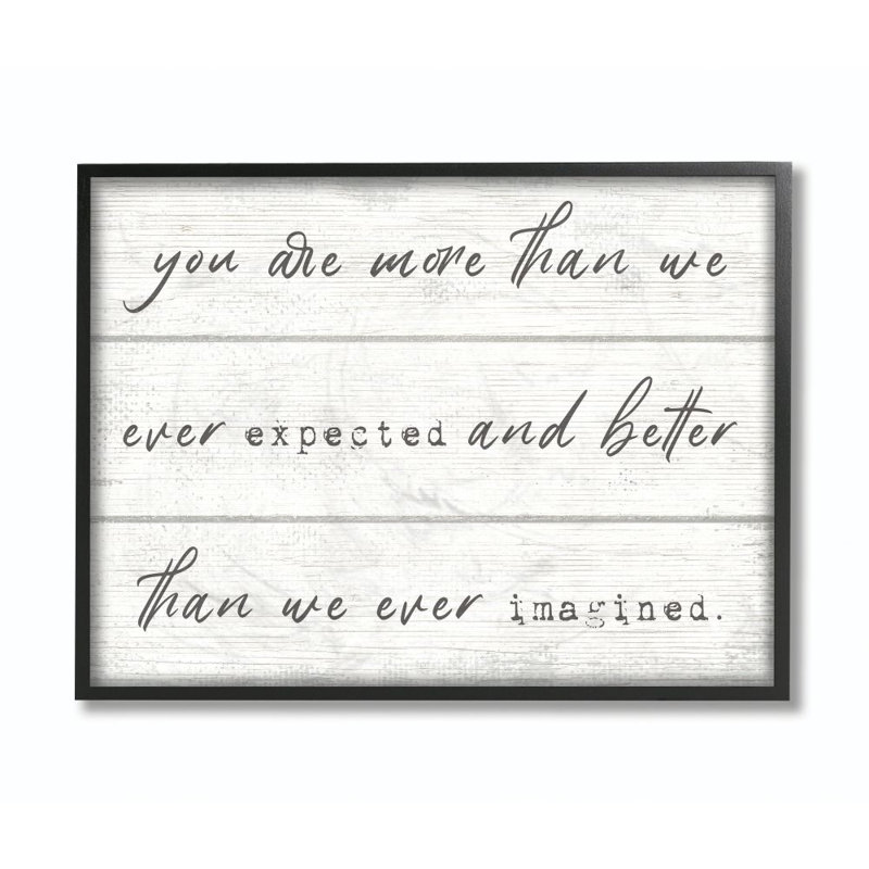 «more than we "inspiration word design" par daphné polselli-impression sur image, H 30 po x l 24 po