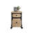 File Pedestal With Smooth-Glide Drawer, Beige And Natural Finish-125913008