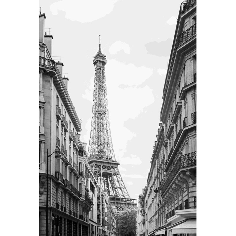 " Eiffel Glimpse " by Laura Marshall, 12" H x 8" W