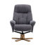 Billings 80cm Wide Swivel Standard Recliner-609382732