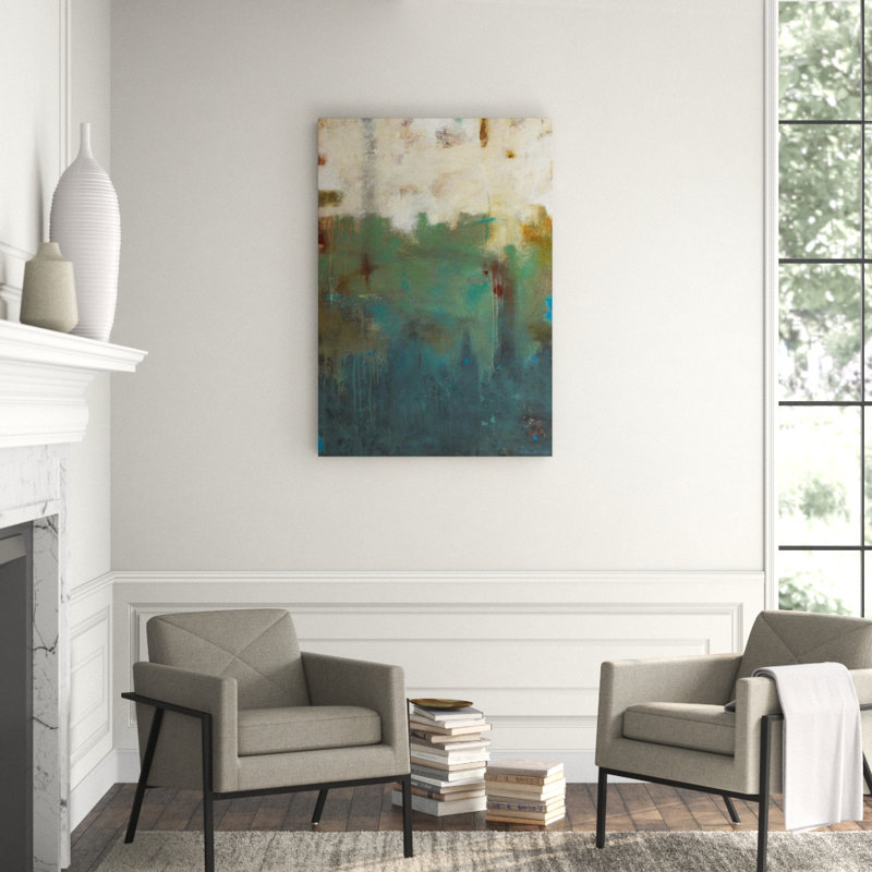 Alliance Painting by Lillie Barlow, 35" H x 24" W, Knife Gel