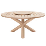 Joss & Main Moanne Wood Lazy Susan