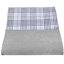 20 po x 15 po - Grand tapis de vaisselle réversible à carreaux blancs et gris très absorbant