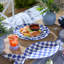 Pink Check Dinner Plate-1442850906