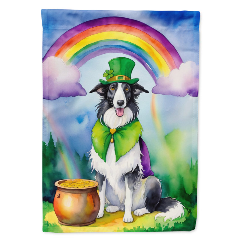 Double Sided 15.5'' H x 11.25'' W Polyester St Patrick's Day Garden Flag