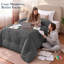 Couette Utopia Bedding, format simple, garniture de couette toutes saisons, couette simple en duvet synthétique avec attaches aux coins, couette lavable à la machine 64 x 88 pouces (gris)-136115273-136115277
