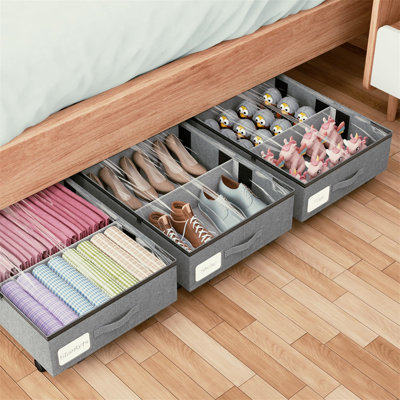 Ebern Designs Fabric Underbed Storage