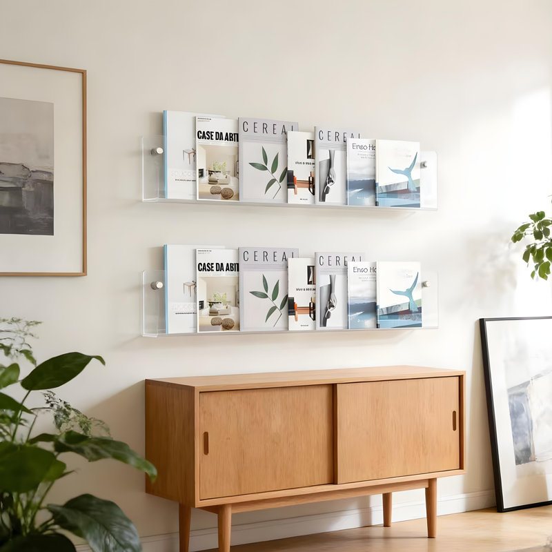 Wall Mounted Shelves, Wall Mounted Storage Shelves, And Storage Racks For Storing Items, 5.91" H x 31.5" W x 1.8" D