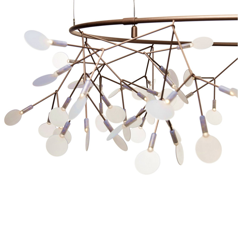 Heracleum III The Big O LED Chandelier, Copper, 82.6 inches, 10 meters