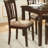 6pc Transitional Style Dining Furniture Set Table with Bench and 4x Side Chairs
