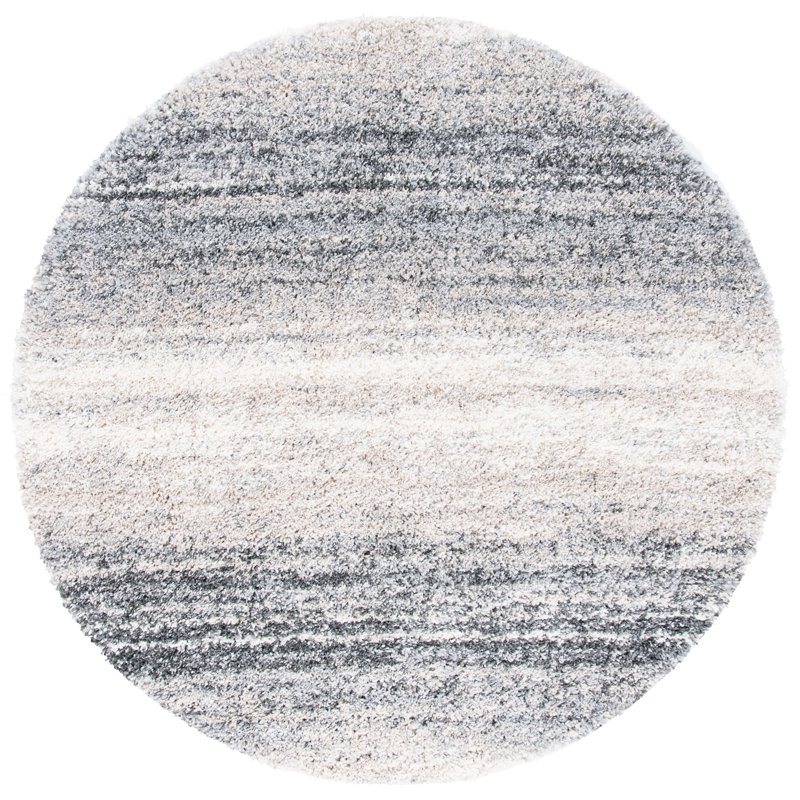 Marvi 800 Performance Abstract Rug, Round 5'3"
