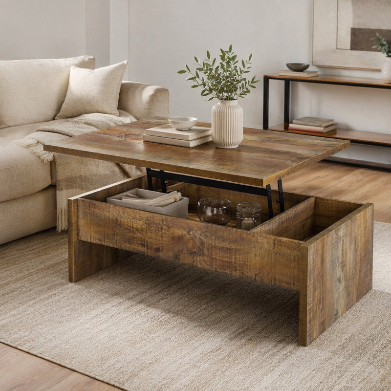 Table basse à plateau relevable Parker