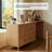 Solid Wood Vintage Integrated Vanity with Drawer Storage Cabinet-680171660