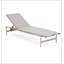Chaise longue d'extérieur Hargrove Aluminun