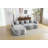 L-Shape Sectional Sofa with Curved Chaise-111842224