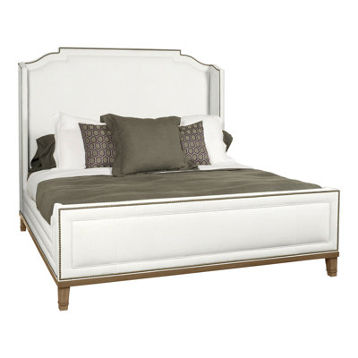 Pennington Solid Wood Wingback Bed