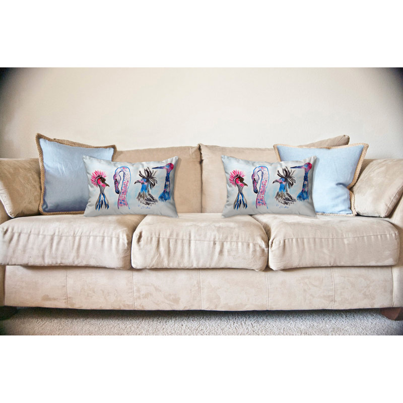  Coussin lombaire intérieur / extérieur Birds