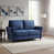 Tissu bleu foncé