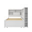 Multi-Functional Twin Wooden Daybed With Shelving, USB Charging Stations, And Extendable Trundle-1091049071