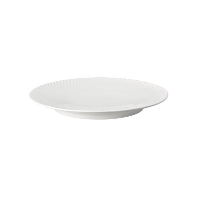 Assiette plate en porcelaine