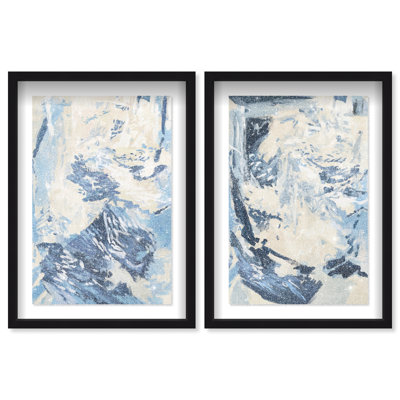 Coastal Feel Set Framed Graphic Art