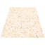 Tapis ivoire en peau de vache Heggi