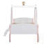 Lit simple Princess avec couronne et escalier-29745770