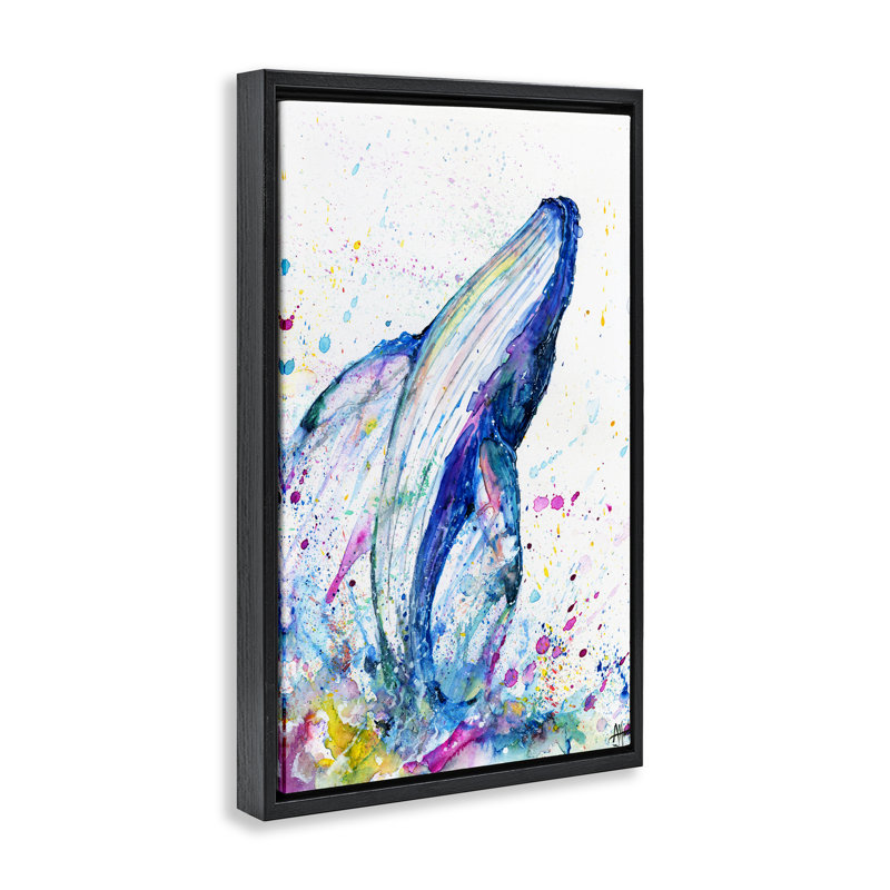 Baleine Breech avec cadre flottant éclaboussures, design par Marc Allante, Cadre flottant noir de jais, H 25 po x l 17 po